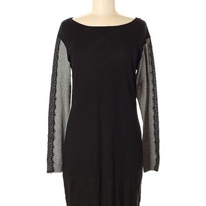 Designer lace sleeve dress